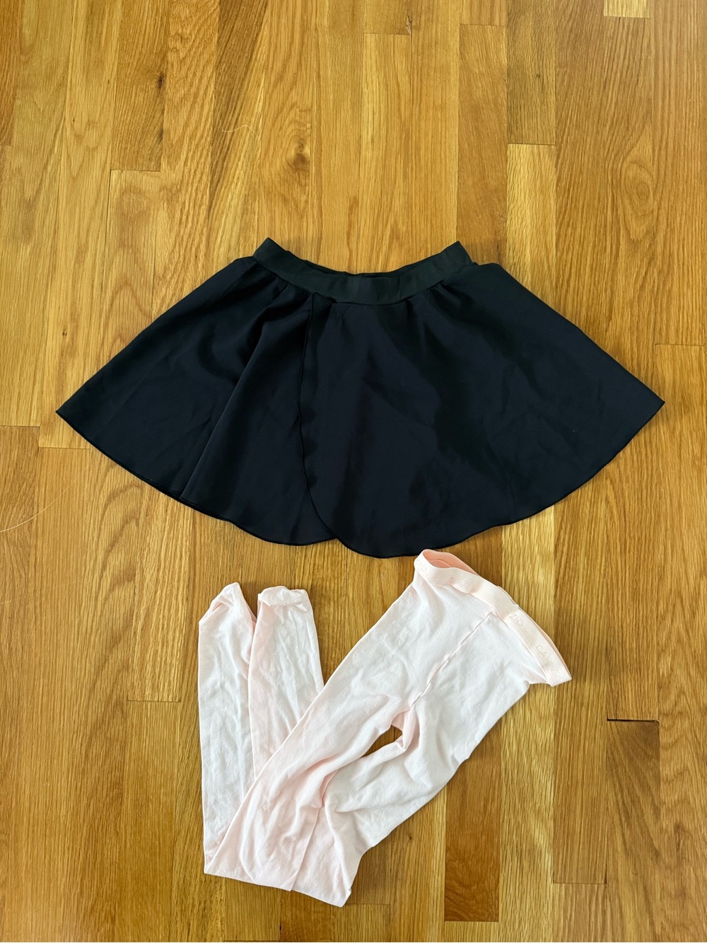 Girls Pull-on Ballet Skirt & Ballet Tights